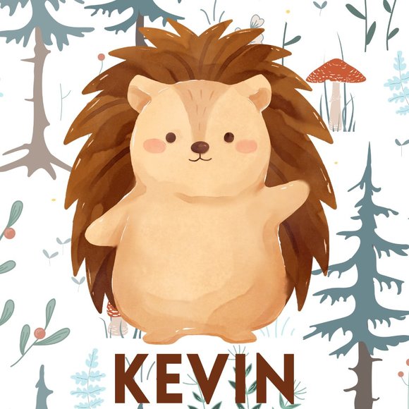 Personalized Nursery Name Decor Wall Art for Nursery or Children's Rooms, 8 x10 - Picture 3 of 12